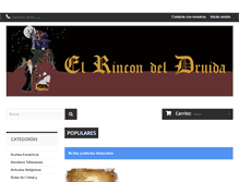 Tablet Screenshot of elrincondeldruida.com